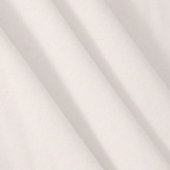 White Casual Women's Round Neck Short Sleeve Letter Print Loose Fit T-Shirt - Picture 3 of 6